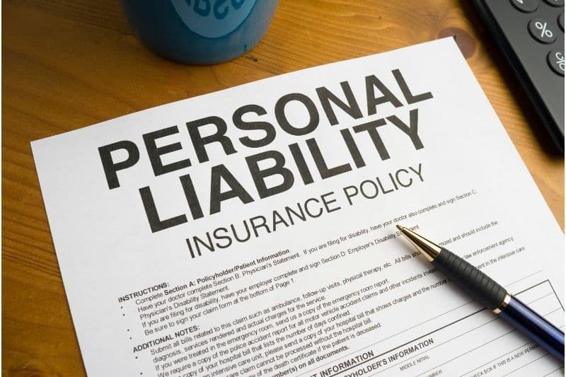 Personal liability insurance